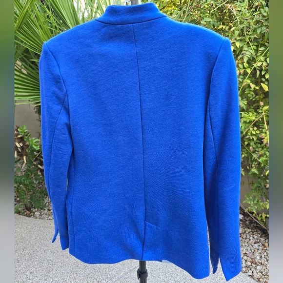 EUC Gibson Cobalt Blue Notched Blazer, Size S - Picture 4 of 7